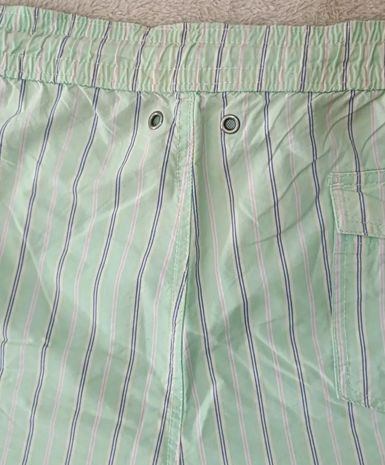 Polo Ralph Lauren Green Striped Swim Trunks Size XXL – photo 11